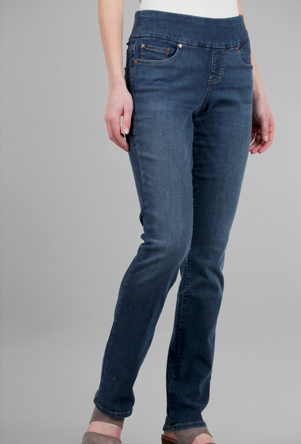 Jag Jeans Peri Straight Stretch Denim, Durango Blue 