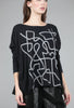Ozai OZ Graphic Tee, Black/Gray 
