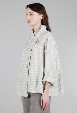 Grizas Basket-Weave Linen Jacket, Taupe 