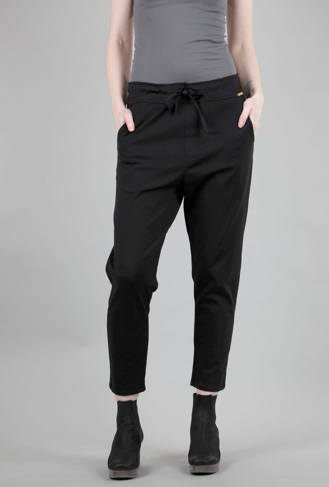 Paper Temples Tulum Pant, Black Ponte 