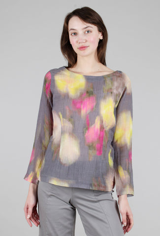 Bitte Kai Rand Yume Flower Blouse, Gray Multi 