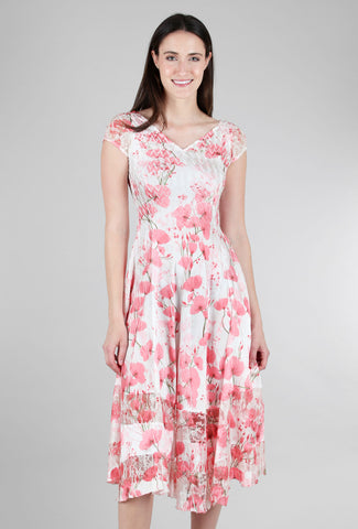 Komarov Isa Bloom Dress, Pink 