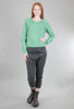 Wilt Raw Raglan Sweatshirt, Avocado 