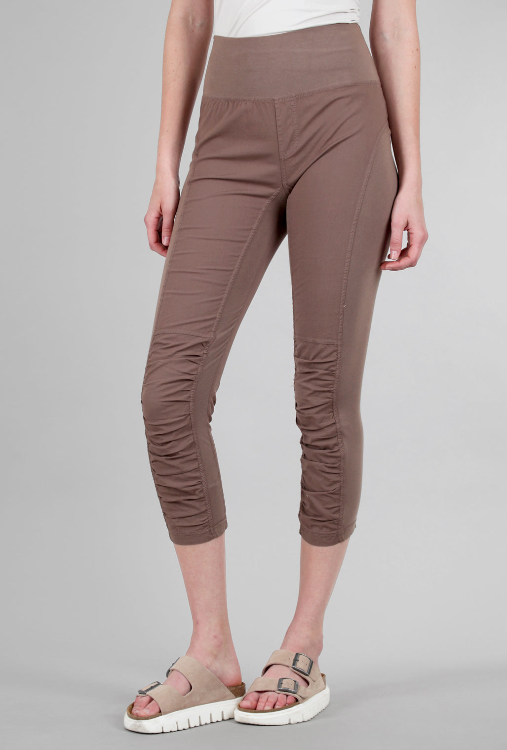 Wearables by XCVI High Waist Jetter Pant, Bark 