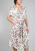 Grade & Gather Checkered Sateen Midi Dress, Wisteria 