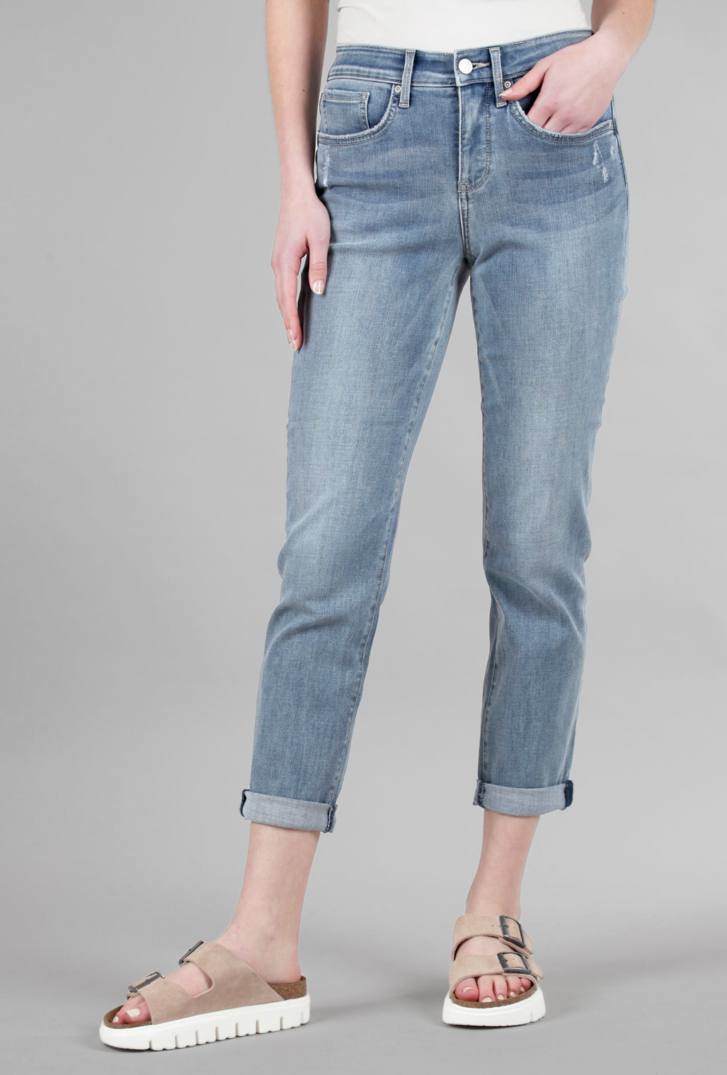 NYDJ Margot Girlfriend Jeans, Angel Blue Wash 