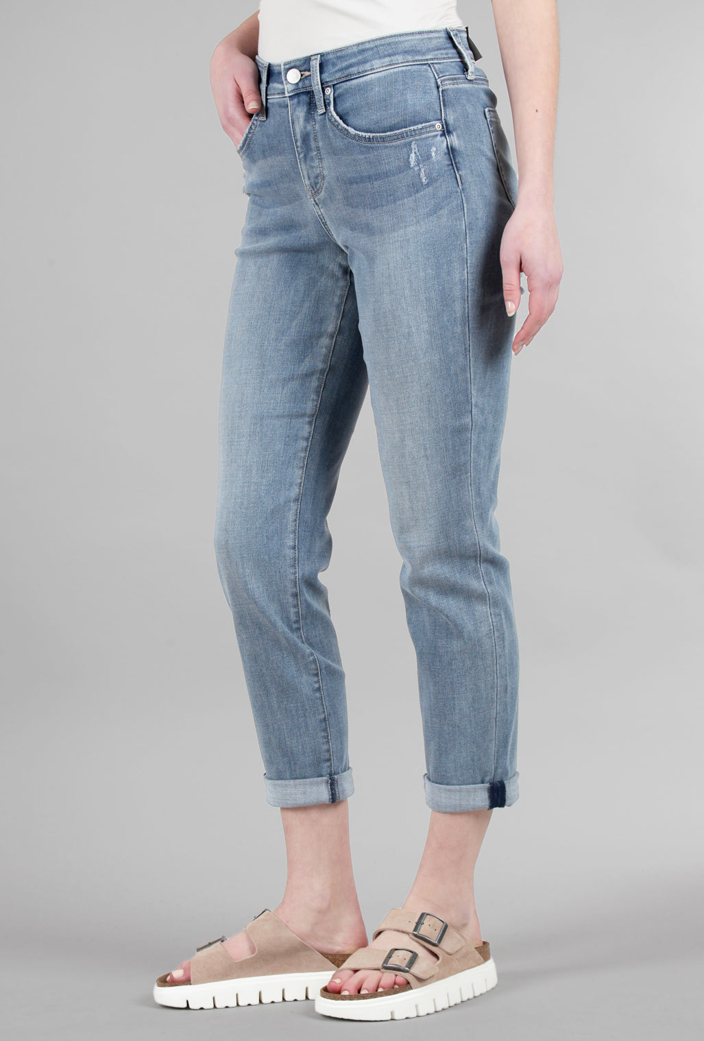 NYDJ Margot Girlfriend Jeans, Angel Blue Wash 