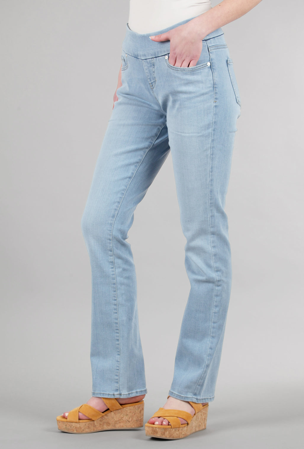 Jag Jeans Peri Straight Denim, Yacht Blue 