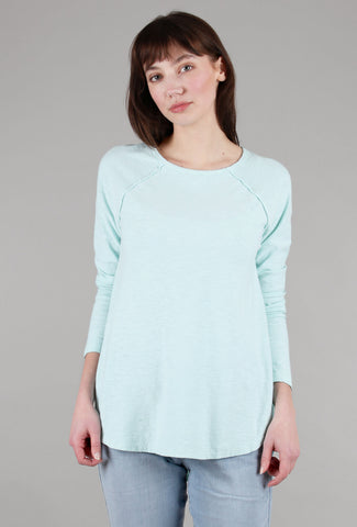 Cut Loose L/S Ruched Back Tee, Mente 