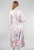 Komarov Laces-Back Long Dress, Cream/Vivid Garden 