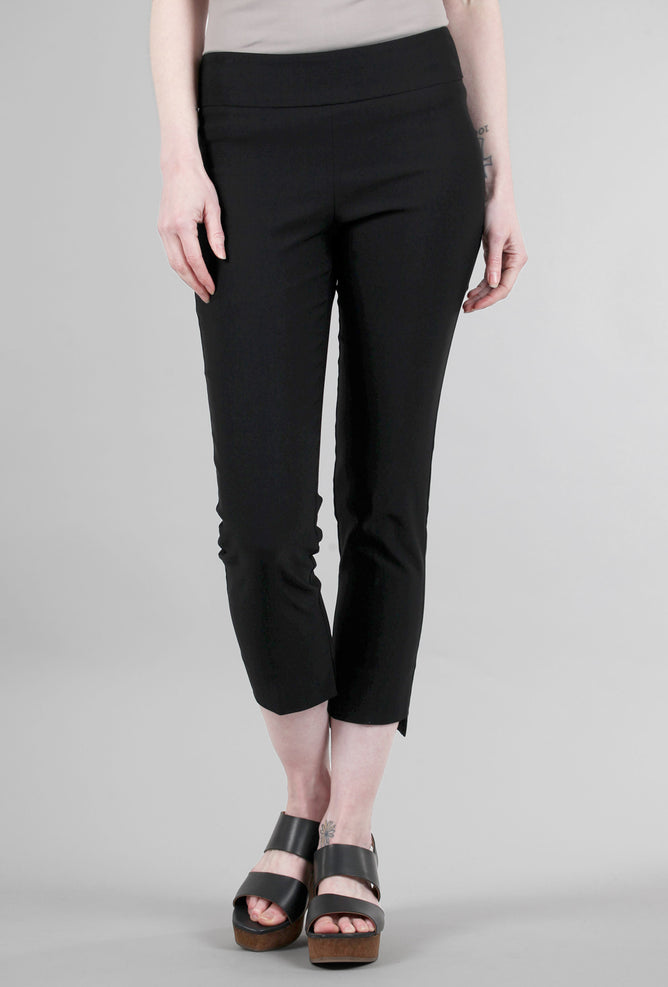 Estelle & Finn Step Hem Ankle Pant, Black 