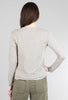 Cut Loose Linen Knit Tie Cardie, Rye 