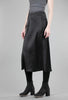 Lilla P Bias-Cut Sateen Skirt, Black 