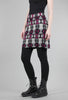 Beyond Threads Pique Dots Sweater Skirt, Magenta 