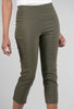 Equestrian Mindy Cropped Pant, Dark Olive 