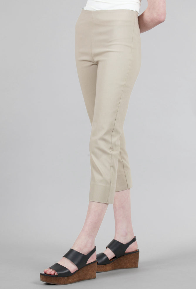 Equestrian Mindy Cropped Pant, Khaki 