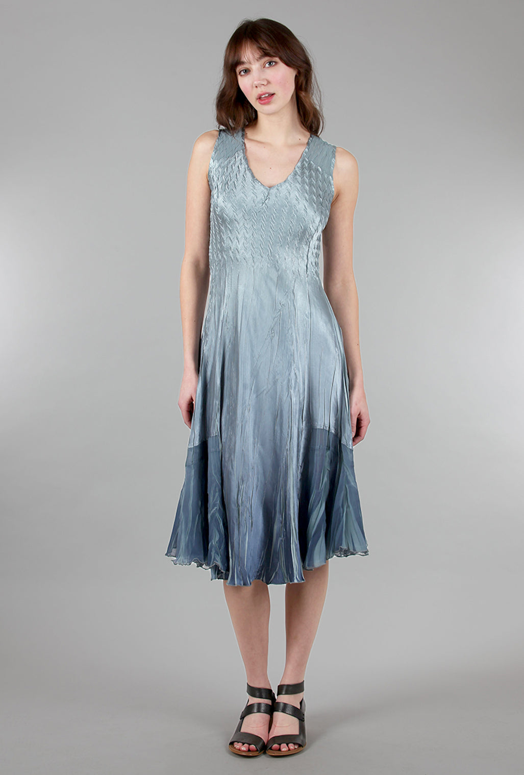 Komarov Carolyn Dress/Jacket Combo, Ocean Blue Ombre 