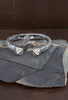 Tat2 Designs Double Pyramid Bracelet, Silver 