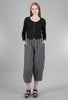 Cut Loose Linen Knit Cropped Cardie, Black 