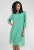 M Made in Italy Silky Claudia Dress, Green 