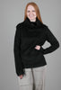 Studio B3 Salvada Faux-Fur Sweatshirt, Black 