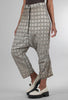 Rundholz Illusion Layer Check Pant, Linen 