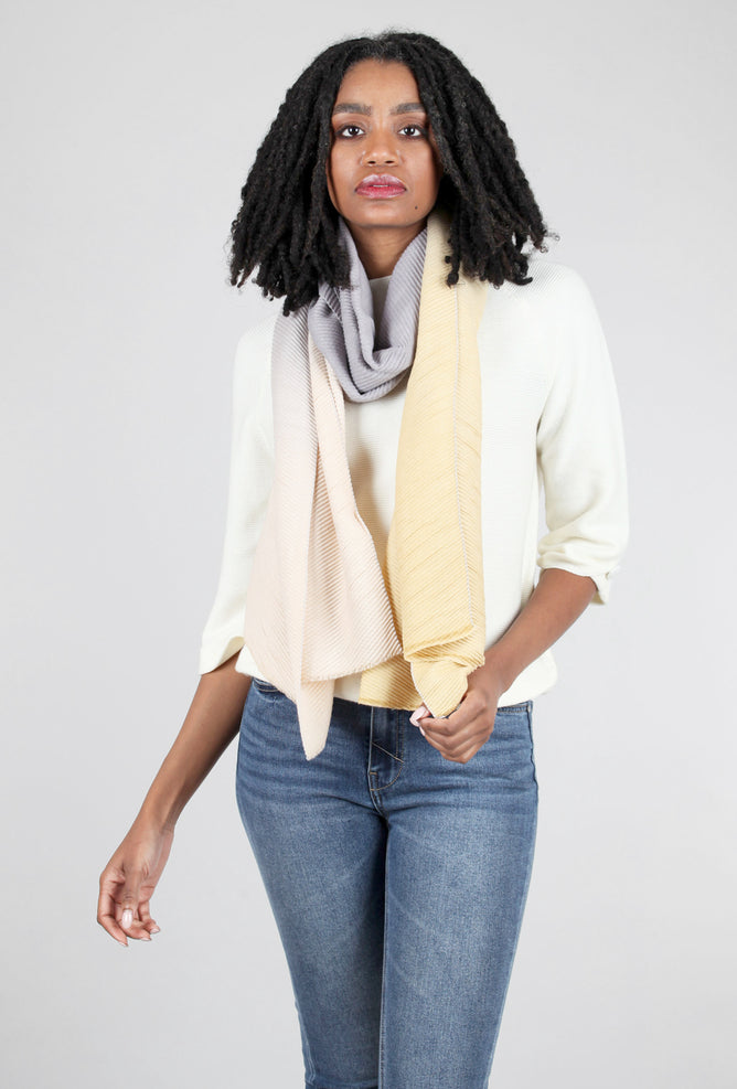 Pretty Persuasions Toasty Fun Ombre Scarf, Sand/Cream Sand 