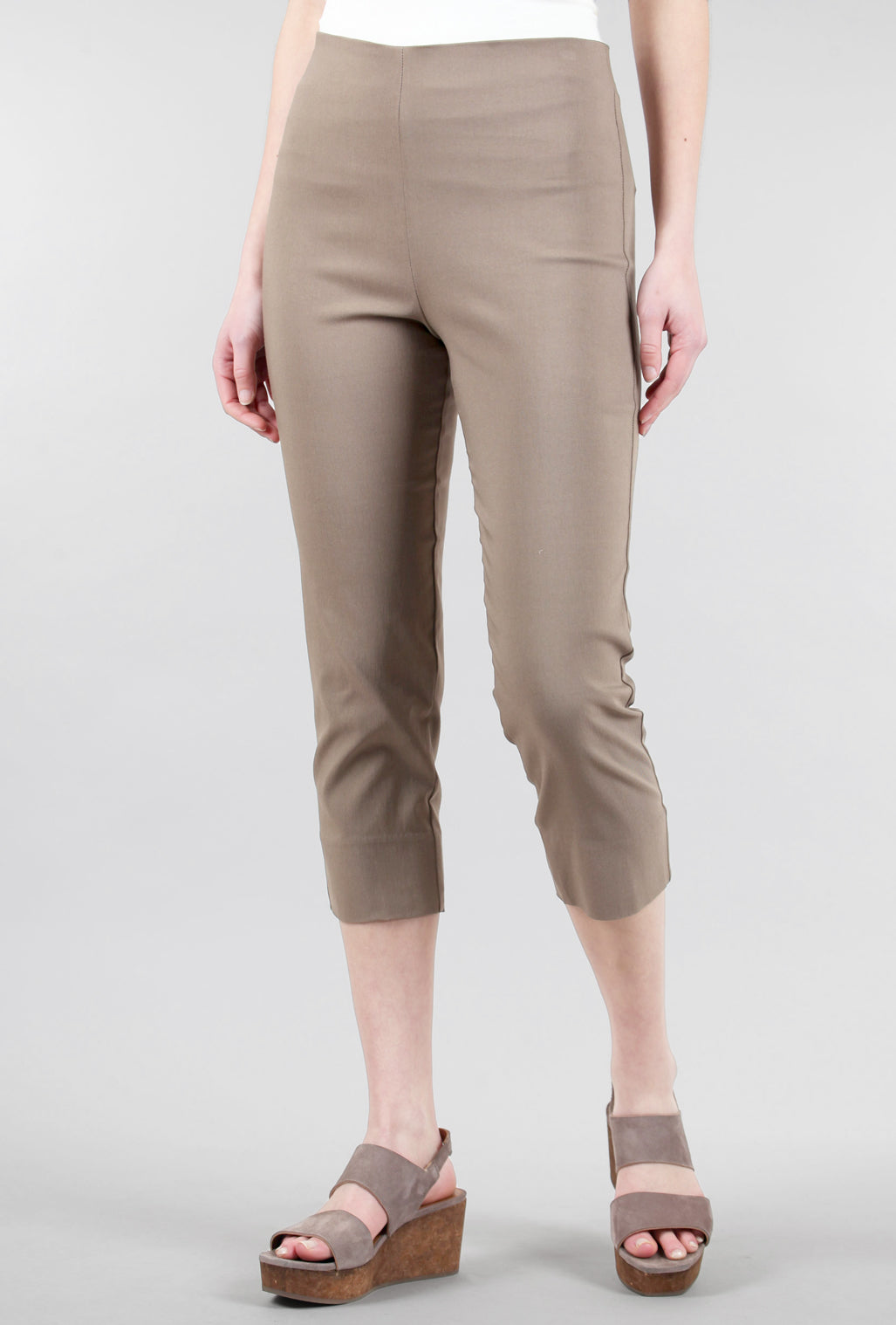 Equestrian Mindy Cropped Pant, Hazelnut 