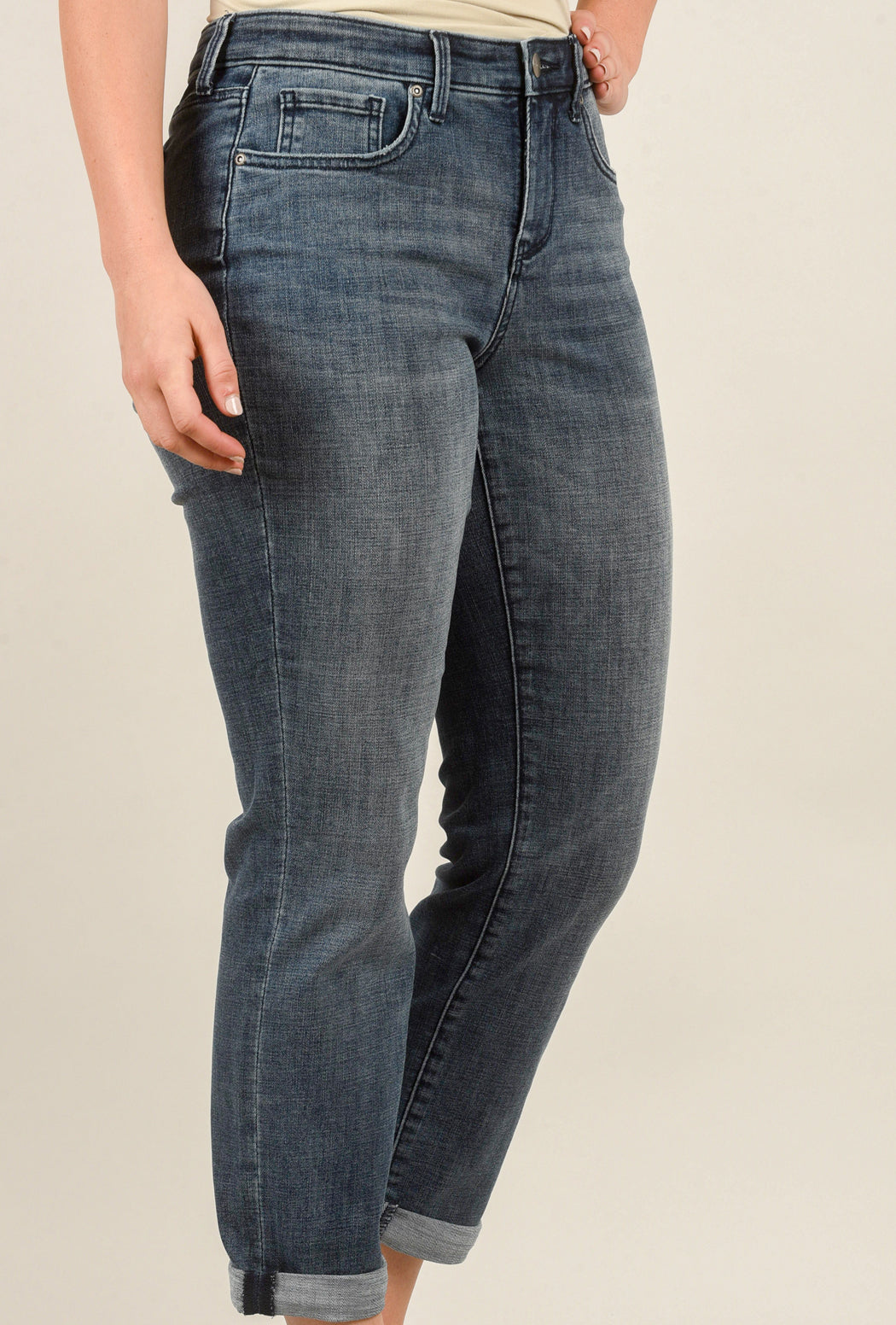 NYDJ Margot Girlfriend Jeans, Caliente Blue 