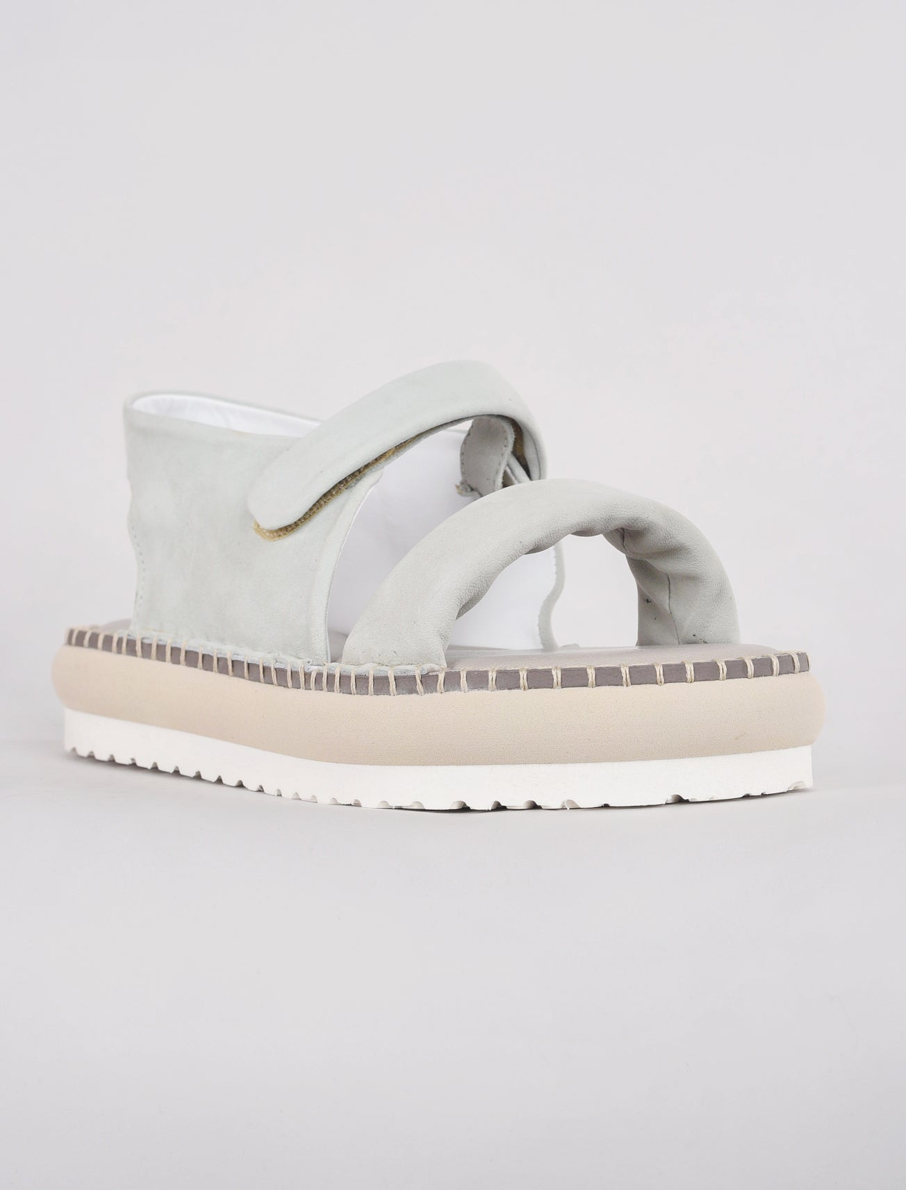 Patrizia Bonfanti Cushion Strap Sandal, Powder Blue 