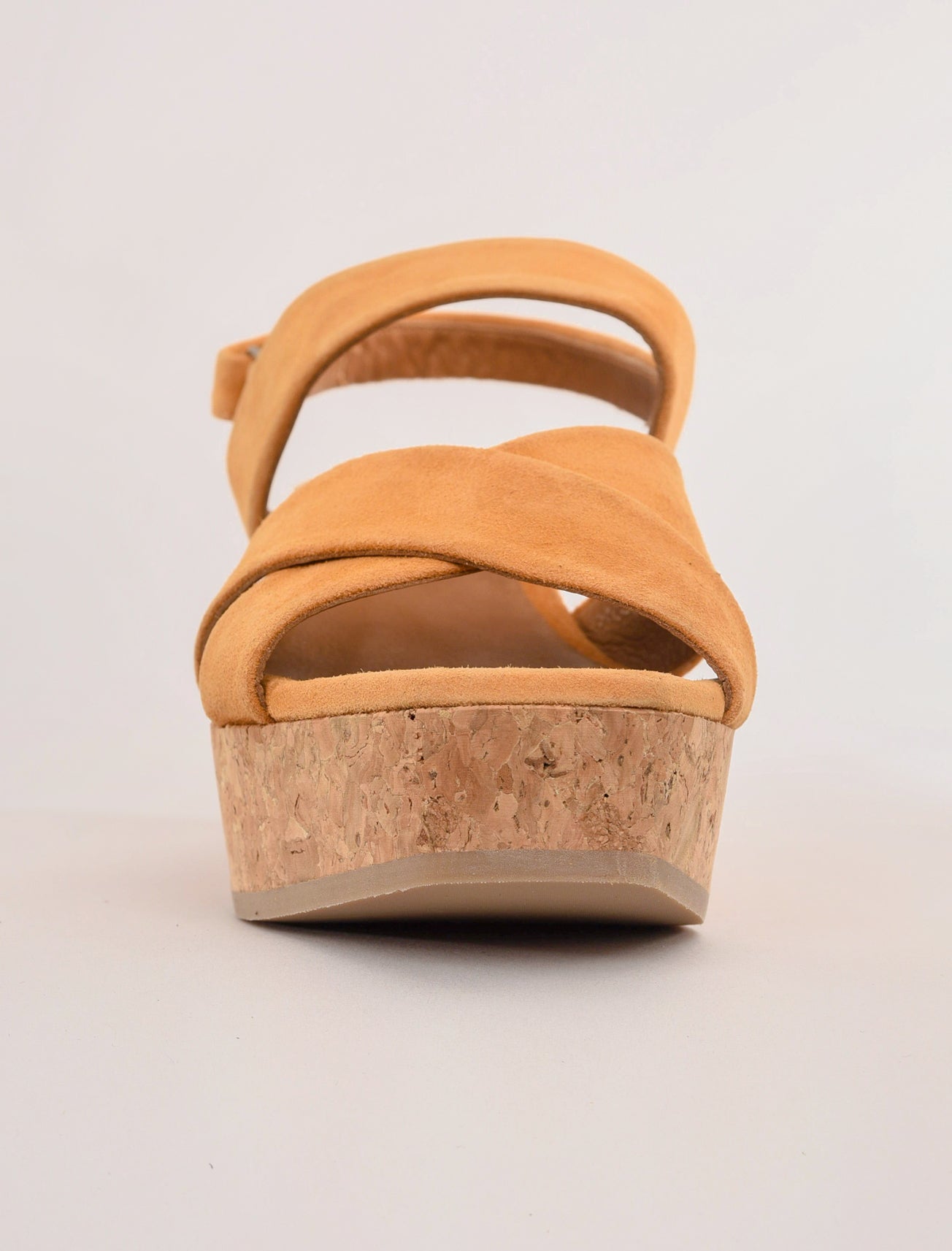 Coclico Maline Cork Wedge, Saffron 