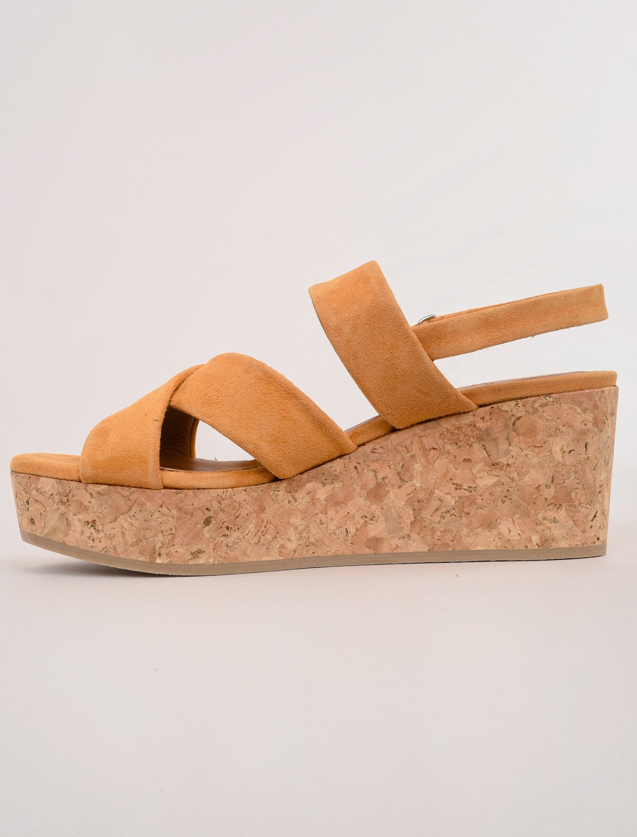 Coclico Maline Cork Wedge, Saffron 
