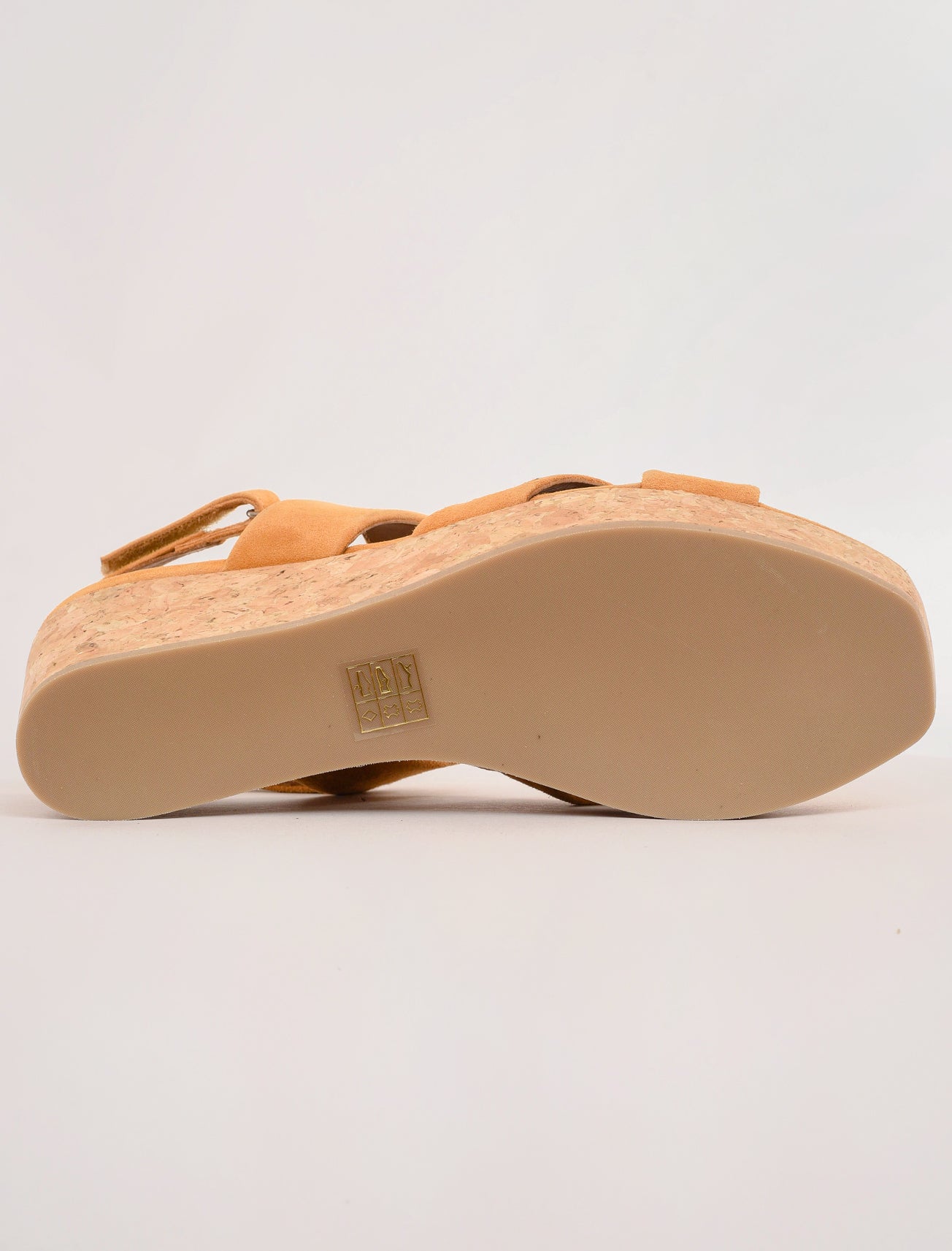 Coclico Maline Cork Wedge, Saffron 