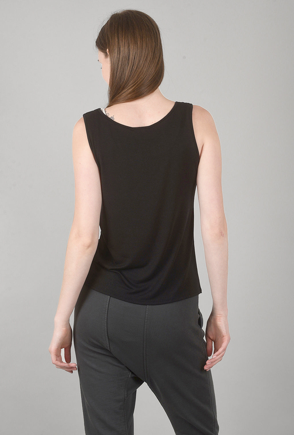 Chalet Smooth Jersey Basic Tank, Black 