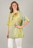 3 Potato Reversible Front/Back Top, Sage/Yellow 
