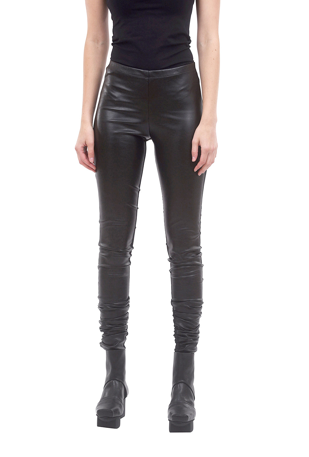 Planet Vegan Leather Sexy Legging, Black 