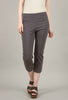 Equestrian Mindy Cropped Pant, Dark Gray 