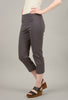 Equestrian Mindy Cropped Pant, Dark Gray 