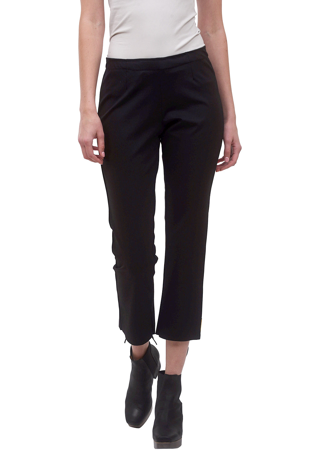 Paper Temples Ponte Kick Pant, Black 