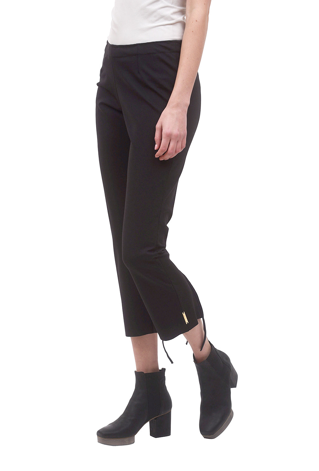 Paper Temples Ponte Kick Pant, Black 