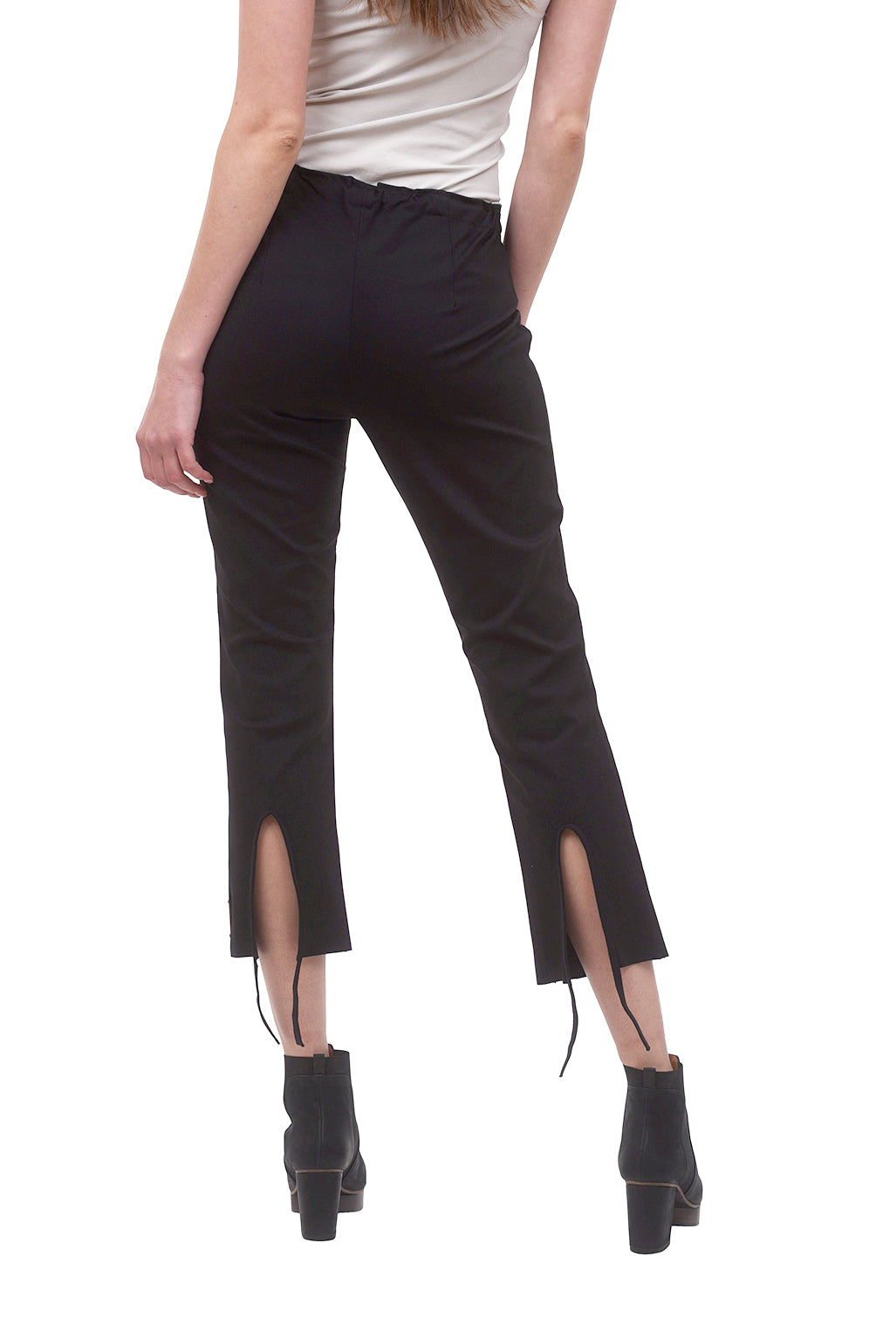 Paper Temples Ponte Kick Pant, Black 