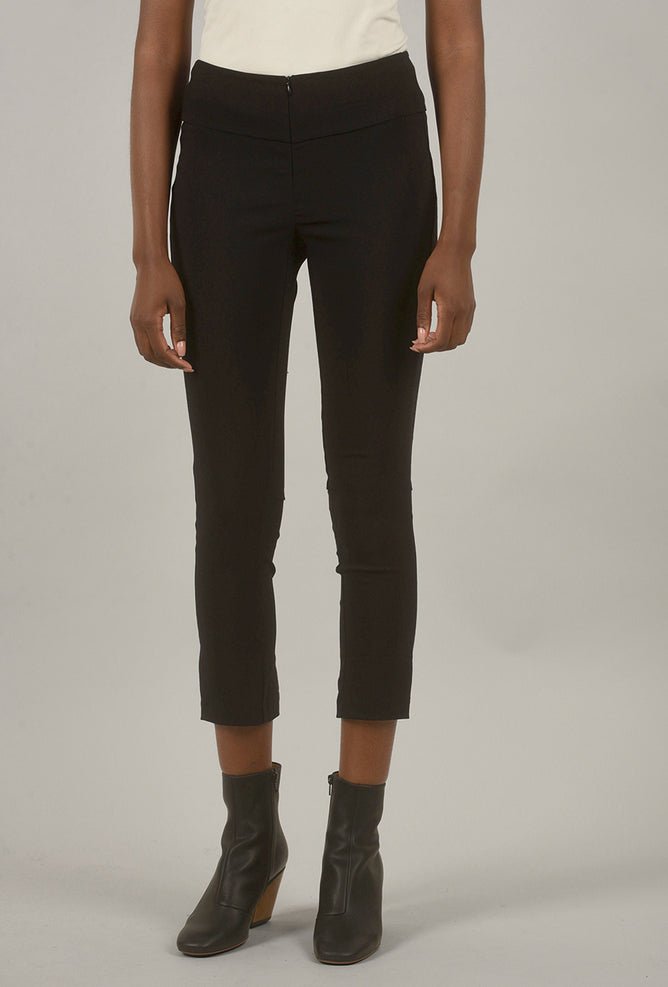 Porto Cropped Hudson Pant, Black 