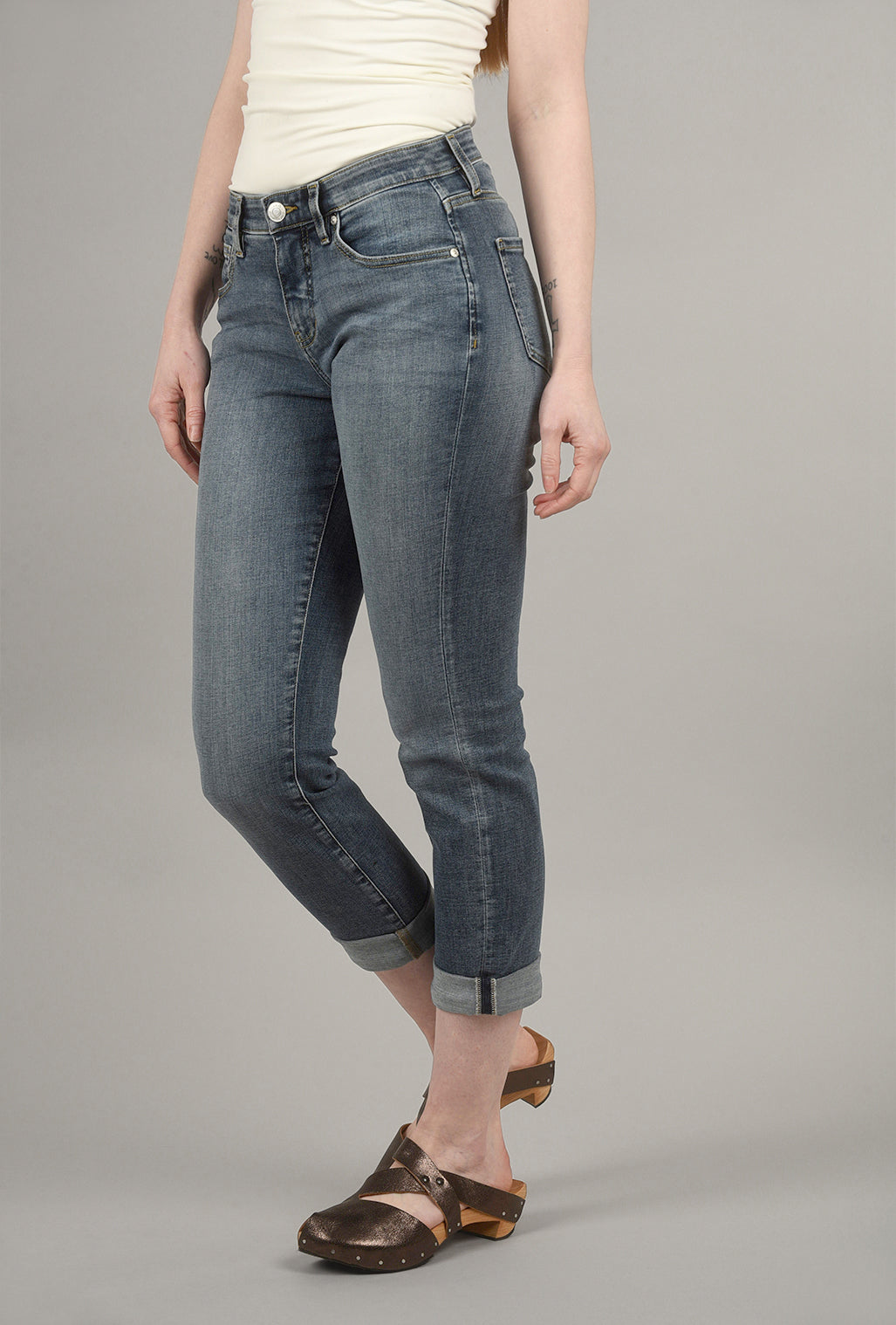 Jag Jeans Carter Girlfriend Jeans, Mid-Vintage Blue 