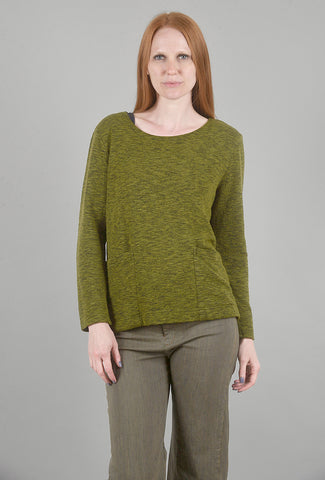 Cut Loose Crimped Pocket Top, Jungle 