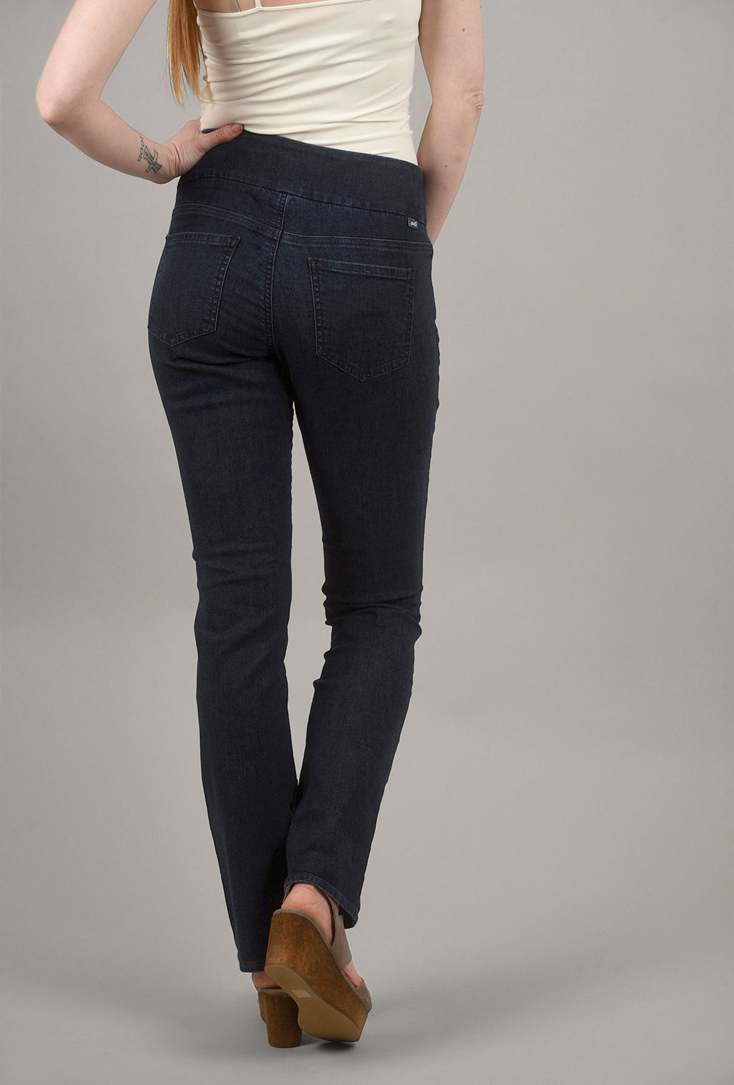 Jag Jeans Peri Straight Stretch Denim, Ink 