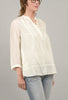 Neem Brylee Silk Blouse, White 