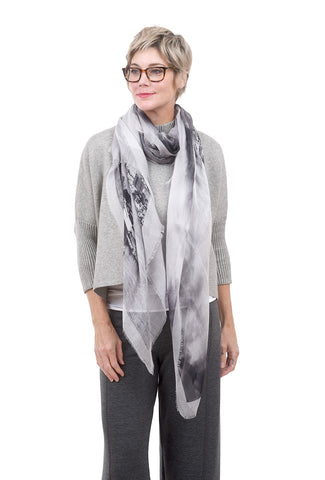 Blue Pacific New York 1916 Scarf, Gray One Size Gray