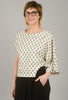 Niche Chess Cotton Melanie Top, Cream 