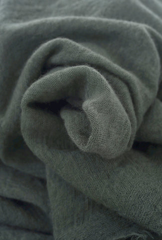 Grisal Cashmere Love Scarf, Emerald Dust One Size Emerald
